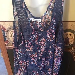 Maurice’s size 2 floral tank top